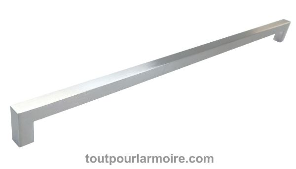 Image de Poignée d'Armoire CARMA Carrée Inox 352 mm (13 7/8 ")