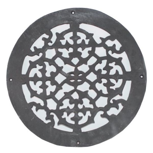 Image de Grille de Plancher en Fonte Ronde 12"