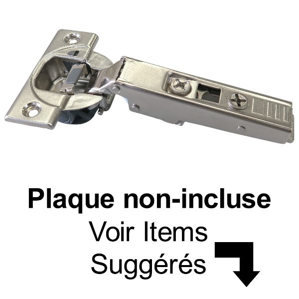 Image de Penture Blum 110° à Fermeture Douce Clip Top Sans Goujons (À Visser)