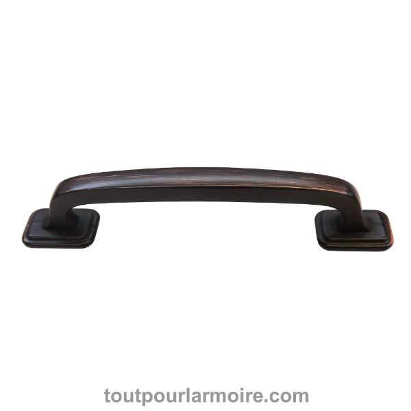 Image de Poignée d'Armoire PORTO Bronze Huilé Brossé 96 mm (3 3/4 ")