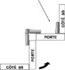 Image de Penture A+ à Fermeture Douce 170° Sans Goujons (À Visser)