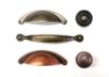 Image de *LOT DE 21* Coquille d'Armoire Cuivre Antique 64 mm (2 1/2")