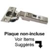 Image de Penture Blum à Recouvrement 3/4 à Fermeture Douce Clip Top Sans Goujons (À Visser)
