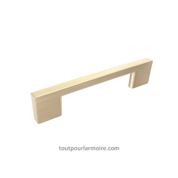 Image de Poignée d'Armoire Toscane Or Brossé 96 mm (3 3/4 '')