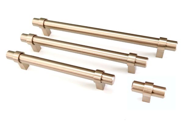Image de Poignée d'Armoire Authentik Champagne 128 mm (5 '')