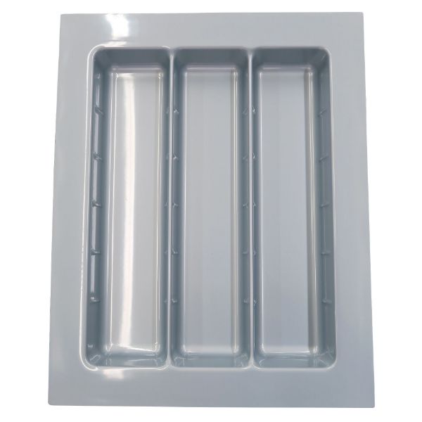 Image de Diviseur à Ustensiles à Cuisson en ABS Gris Lustré 15 3/16" X 19 1/8"