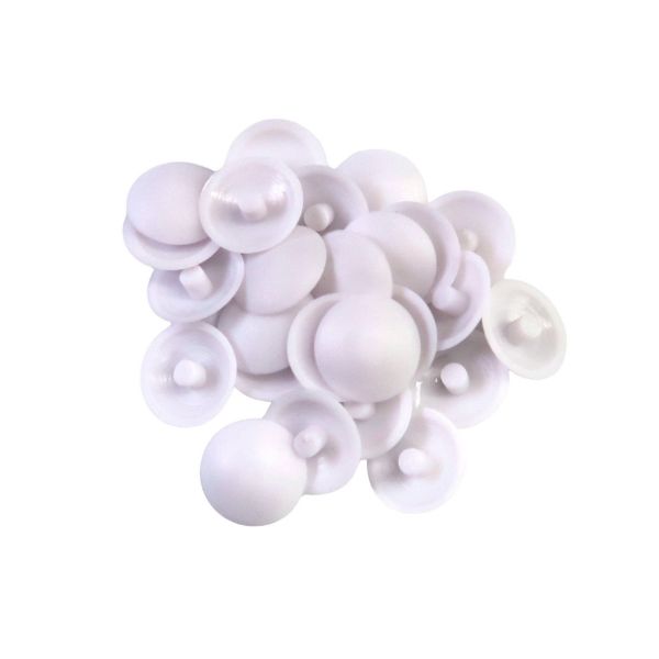 Image de Caches-Vis en Plastique Blanc #8 (25)