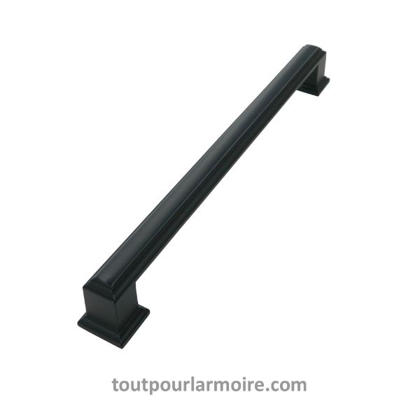 Image de Poignée d'Armoire MILANO Noir Satiné 160 mm (6 5/16 '')