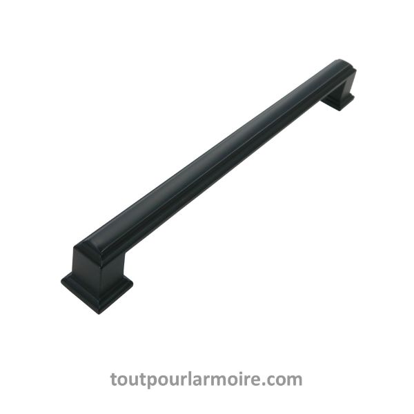 Image de Poignée d'Armoire MILANO Noir Satiné 192 mm (7 9/16 '')
