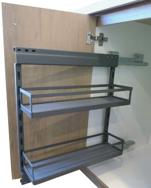 Image de Paniers de Rangement Coulissants à Fermeture Douce 6 1/8''