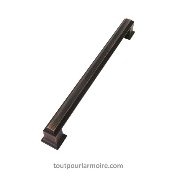 Image de Poignée d'Armoire MILANO Bronze Huilé Brossé 192 mm (7 9/16 '')