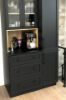 Image de Bouton d'Armoire Noir Satiné