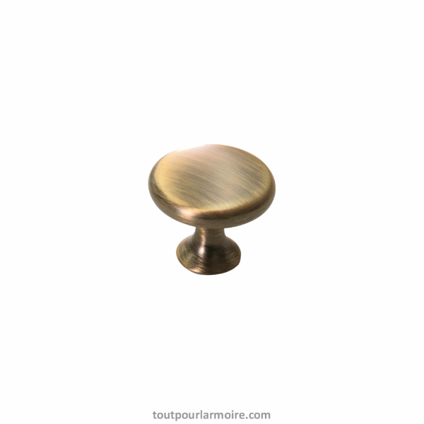 Image de Bouton d'Armoire Linéa Laiton Antique